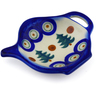 Polish Pottery Tea Bag or Lemon Plate 4" Autumn Evergreen