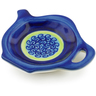 Polish Pottery Tea Bag or Lemon Plate 4" Midnight Eclipse