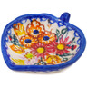 Polish Pottery Tea Bag or Lemon Plate 4&quot; UNIKAT