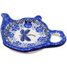 Polish Pottery Tea Bag or Lemon Plate 5&quot; Spring Dragonfly