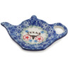 Polish Pottery Tea Bag or Lemon Plate 5&quot; Texas Longhorns