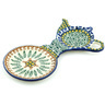 Polish Pottery Tea Bag or Lemon Plate 8&quot; Tuscan Countryside