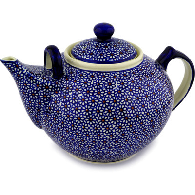 Polish Pottery Tea or Coffee Pot 101 oz Daisy Dreams