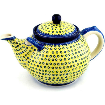 Polish Pottery Tea or Coffee Pot 105 oz Sunshine