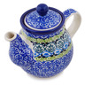 Polish Pottery Tea or Coffee Pot 13 oz Artistic Boho