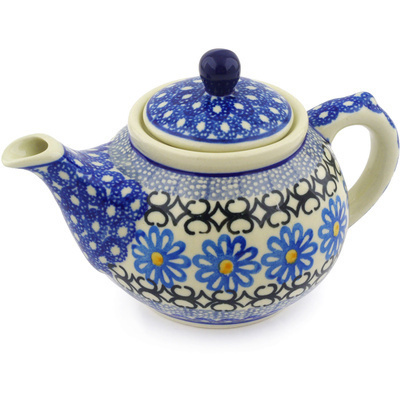 Polish Pottery Tea or Coffee Pot 13 oz