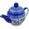Polish Pottery Tea or Coffee Pot 15 oz Floral Dream UNIKAT