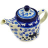 Polish Pottery Tea or Coffee Pot 17 oz Boo Boo Kitty Paws