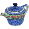 Polish Pottery Tea or Coffee Pot 17 oz Maraschino