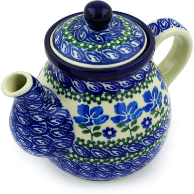 Polish Pottery Tea or Coffee Pot 20 oz