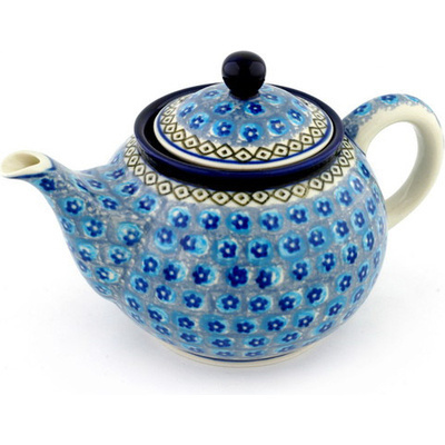 Polish Pottery Tea or Coffee Pot 3&frac12; cups Abra Cadabra