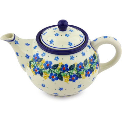 Polish Pottery Tea or Coffee Pot 3&frac12; cups