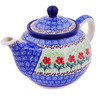 Polish Pottery Tea or Coffee Pot 3&frac12; cups Maraschino