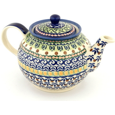 Polish Pottery Tea or Coffee Pot 34 oz