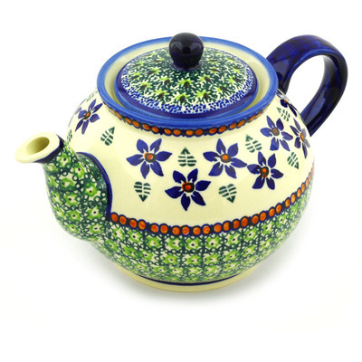 Polish Pottery Tea or Coffee Pot 34 oz