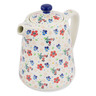 Polish Pottery Tea or Coffee Pot 37 oz Spring Meadow UNIKAT