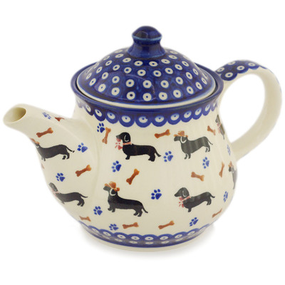 Polish Pottery Tea or Coffee Pot 38 oz