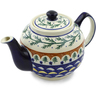 Polish Pottery Tea or Coffee Pot 4 Cup Pine Boughs