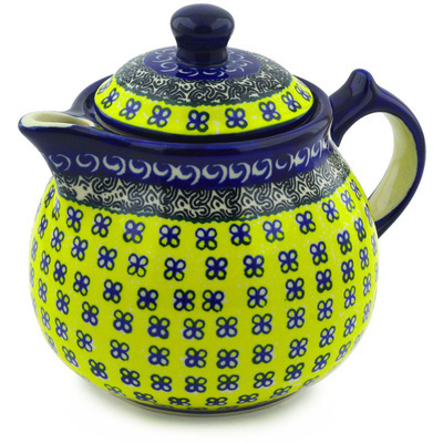 Polish Pottery Tea or Coffee Pot 42 oz