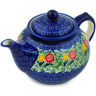 Polish Pottery Tea or Coffee Pot 47 oz Honest Tulip UNIKAT