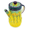 Polish Pottery Tea or Coffee Pot 49 oz Sunshine Grotto UNIKAT
