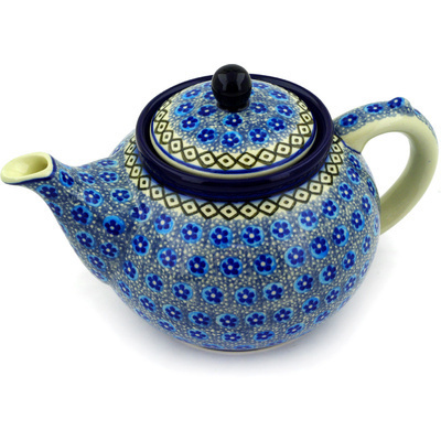 Polish Pottery Tea or Coffee Pot 5 cups Abra Cadabra