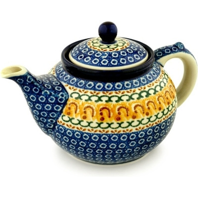 Polish Pottery Tea or Coffee Pot 5 cups Buena Vista