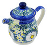 Polish Pottery Tea or Coffee Pot 5 cups Floral Fantasy UNIKAT