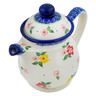 Polish Pottery Tea or Coffee Pot 5 cups Hibiscus Splendor