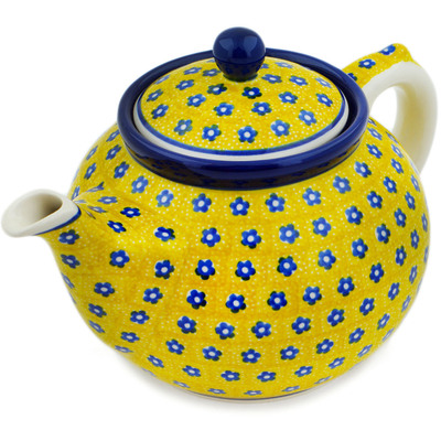 Polish Pottery Tea or Coffee Pot 5 cups Sunshine