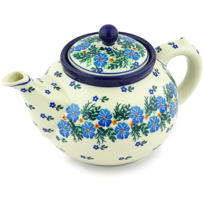 Polish Pottery Tea or Coffee Pot 5 cups Superb Theme