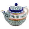 Polish Pottery Tea or Coffee Pot 5 cups Tuscan Countryside