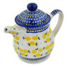 Polish Pottery Tea or Coffee Pot 5 cups When Life Gives You Lemons