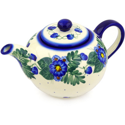 Polish Pottery Tea or Coffee Pot 52 oz