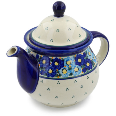 Polish Pottery Tea or Coffee Pot 6 cups Aura