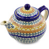 Polish Pottery Tea or Coffee Pot 6 cups Autumn Swirls