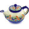 Polish Pottery Tea or Coffee Pot 6 cups Blissful Daisy