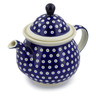 Polish Pottery Tea or Coffee Pot 6 cups Blue Eyes