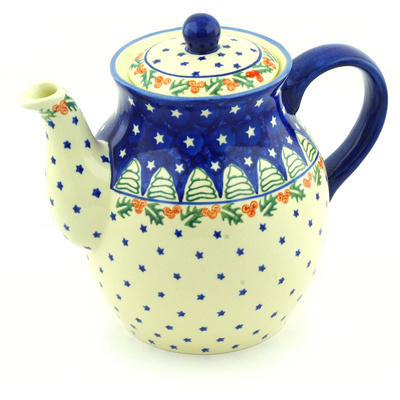 Polish Pottery Tea or Coffee Pot 61 oz