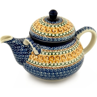 Polish Pottery Tea or Coffee Pot 68 oz Buena Vista