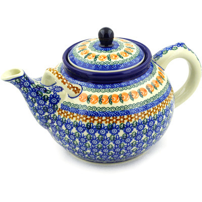 Polish Pottery Tea or Coffee Pot 7 cups