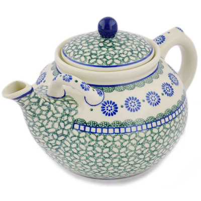 Polish Pottery Tea or Coffee Pot 7 cups Maia