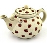 Polish Pottery Tea or Coffee Pot 7 cups Wild Cherry