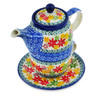 Polish Pottery Tea Set for One 17 oz Fall Vibes