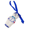 Polish Pottery Teddy Bear Ornament 4&quot; Rings Of Happiness