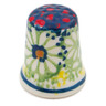 Polish Pottery Thimble 1&quot; Sunshine Grotto UNIKAT