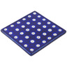 Polish Pottery Tile 4" Blue Eyes