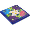 Polish Pottery Tile 4&quot; Bundles Of Spring UNIKAT