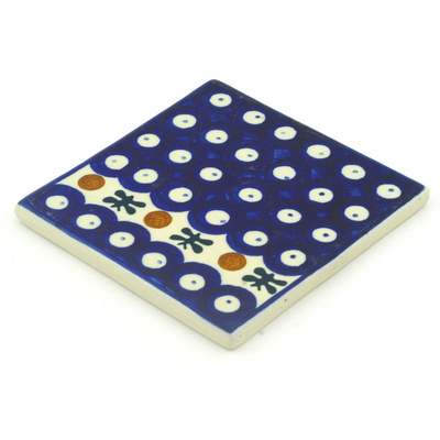 Polish Pottery Tile 4&quot; Mosquito