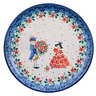 Polish Pottery Toast Plate A Perfect Pair UNIKAT